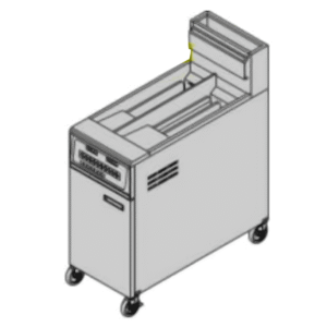 HIGH EFFICIENCY GAS FRYER THEGF 50-20