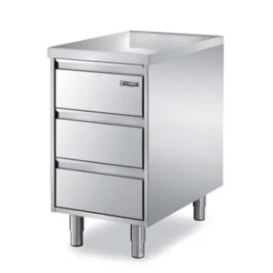 Stainless Steel Base Cabinet 3 Drawers