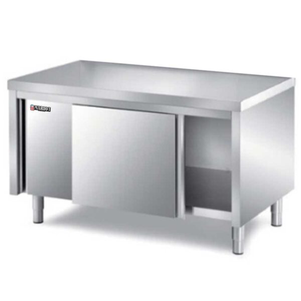 Stainless Steel Base Cabinet sliding doors