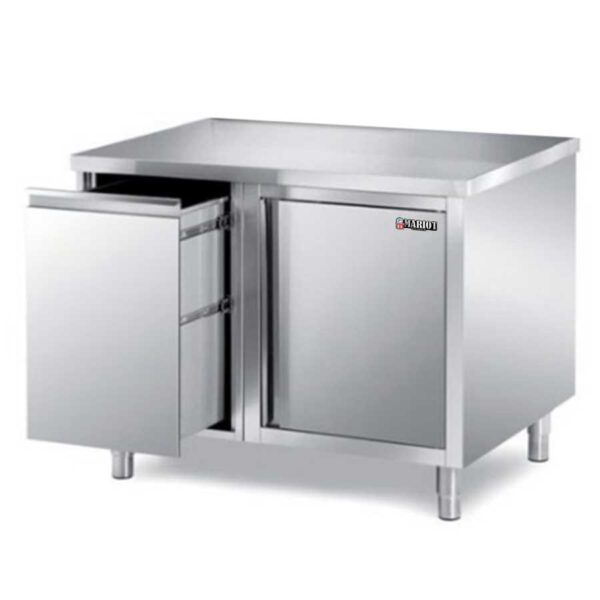 Stainless Steel Base Cabinet Hangle Door 1 hinged Door 1 Drawer