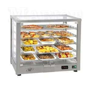 Ventilated heated display showcase – 3 grids – WD 780 DN