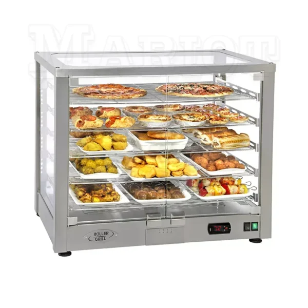 Ventilated heated display showcase – 3 grids – WD 780 DN